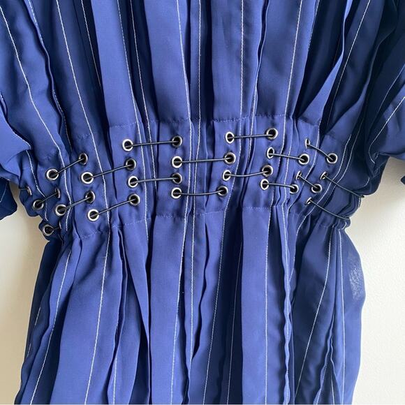 Tularosa Sienna Pleated Mini Dress M - Picture 6 of 9